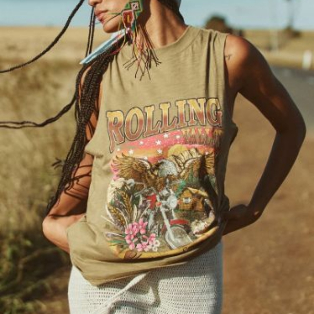 EUC Spell Rolling Valley Muscle Tank UFT